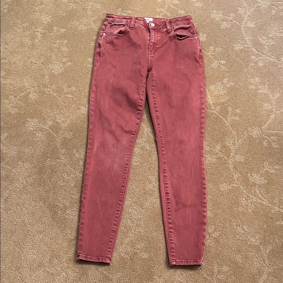 Wash Lab Denim - Wash Lab Pink Skinny Fit Jeans, Sz 27
